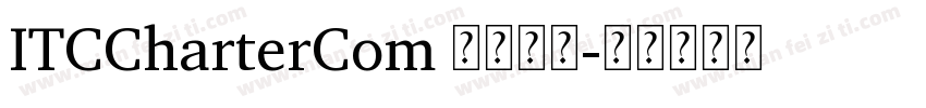 ITCCharterCom 字体下载字体转换